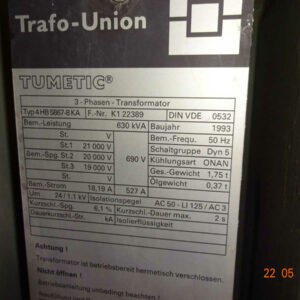 Trafo-Union #K122389