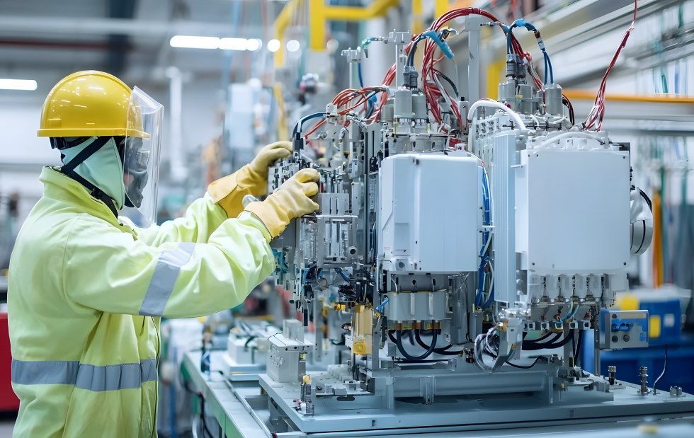 Moderne Transformatorenstationen nach EU-Standards 